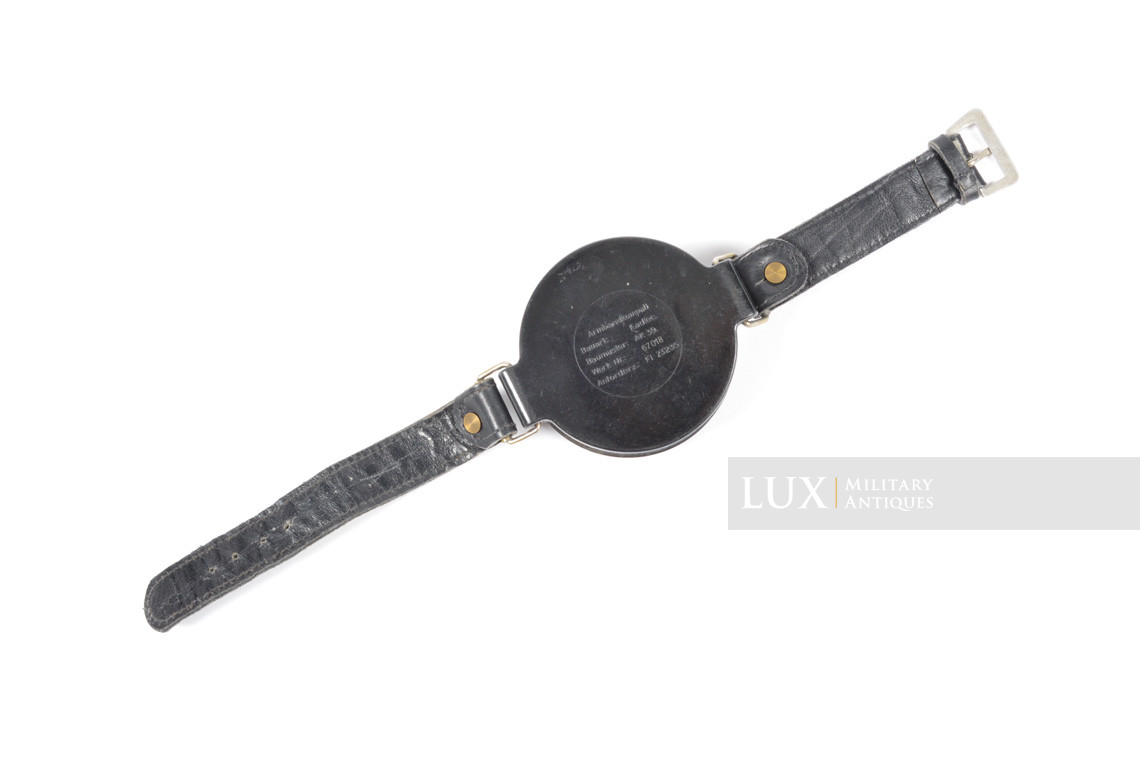 Boussole de poignet Luftwaffe précoce - Lux Military Antiques - photo 10