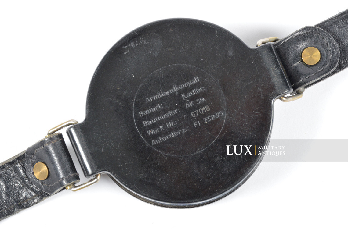 Boussole de poignet Luftwaffe précoce - Lux Military Antiques - photo 11