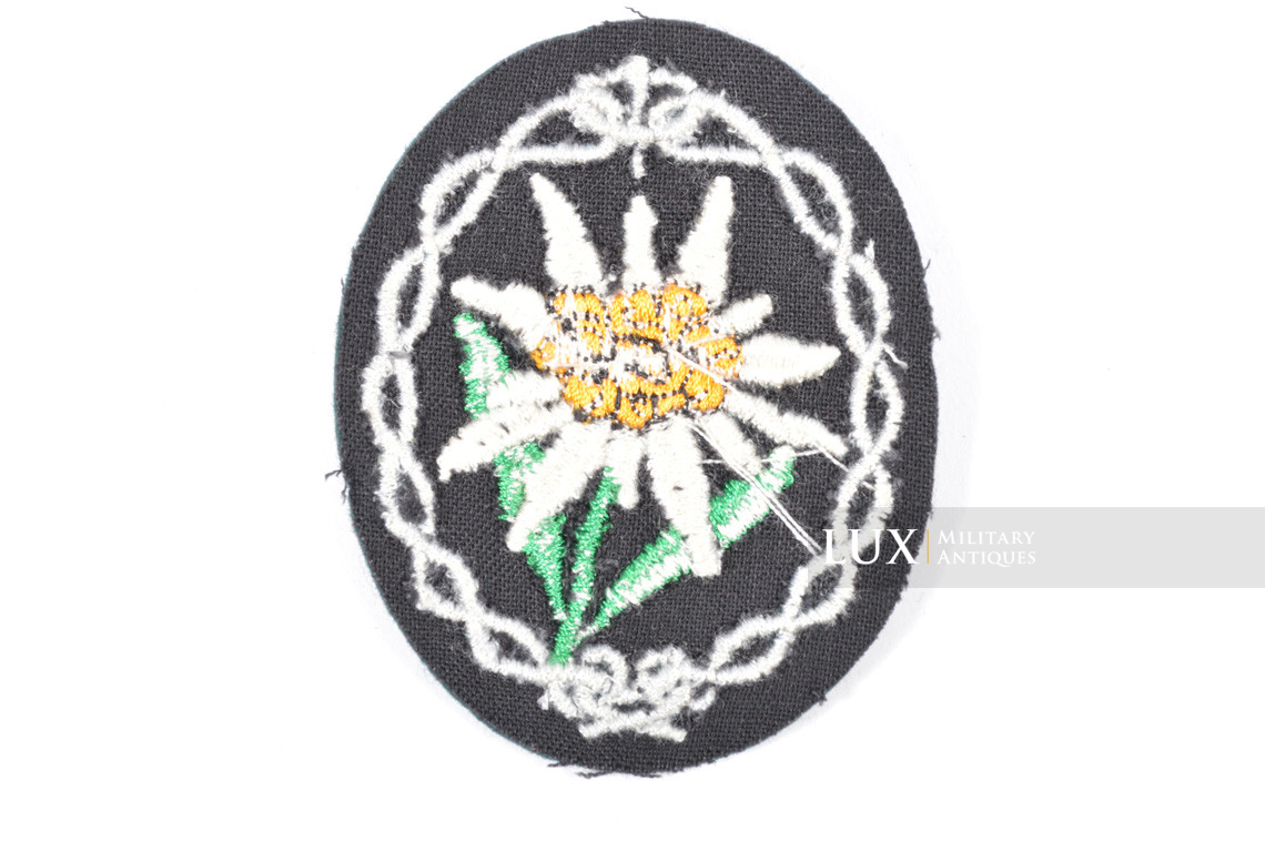 Unissued German Gebirgsjäger sleeve patch, « Edelweiss » - photo 7