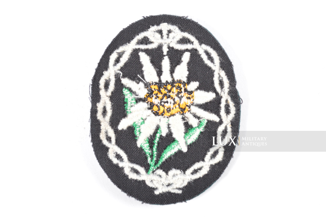 Unissued German Gebirgsjäger sleeve patch, « Edelweiss » - photo 8