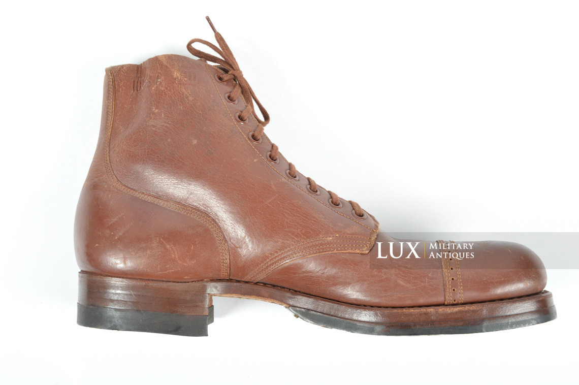 U.S. Army early issued low combat service boots - photo 12
