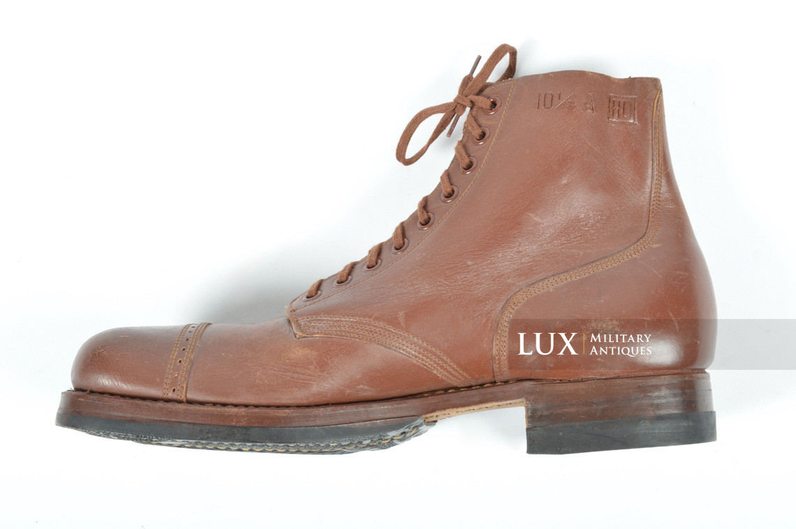 U.S. Army early issued low combat service boots - photo 26