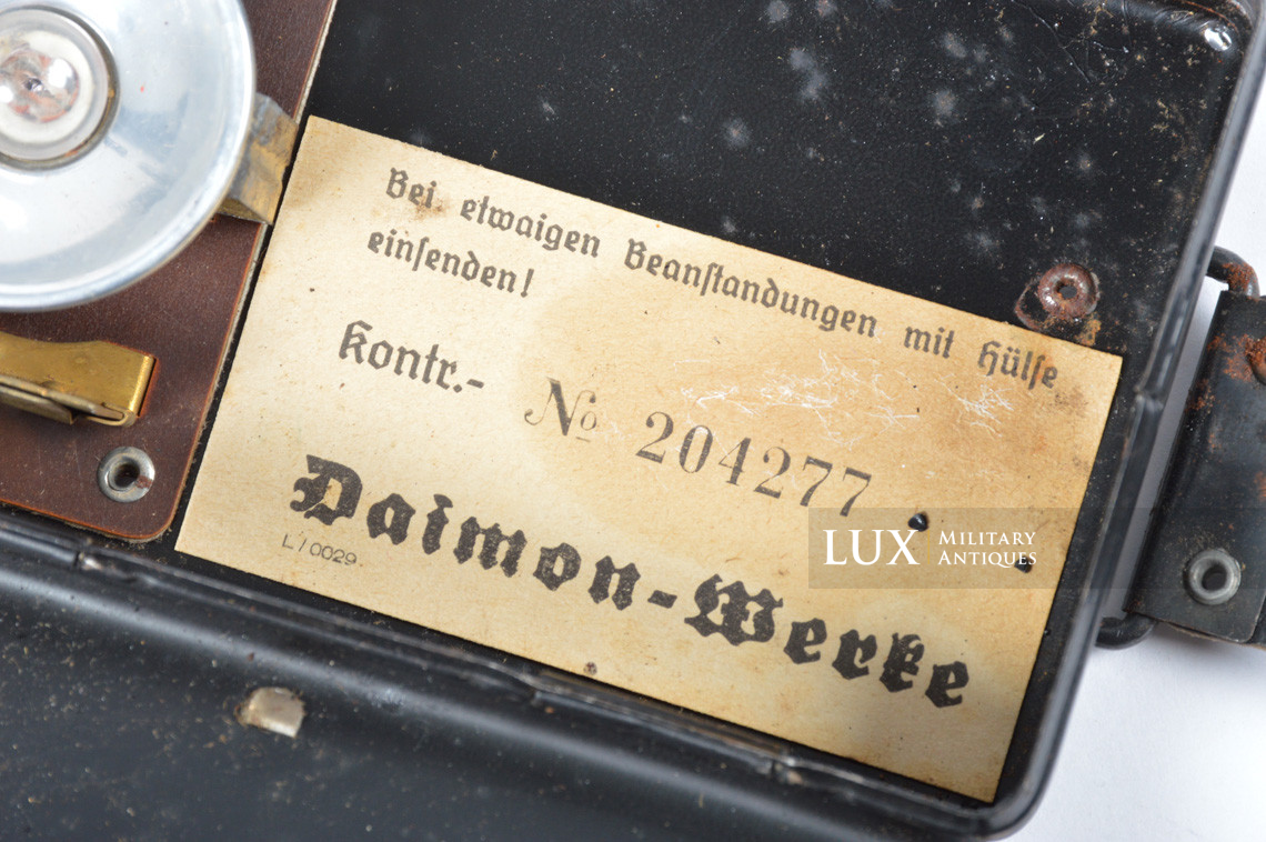 German Field Flashlight, « DAIMON / TELKO TRIO » - photo 12