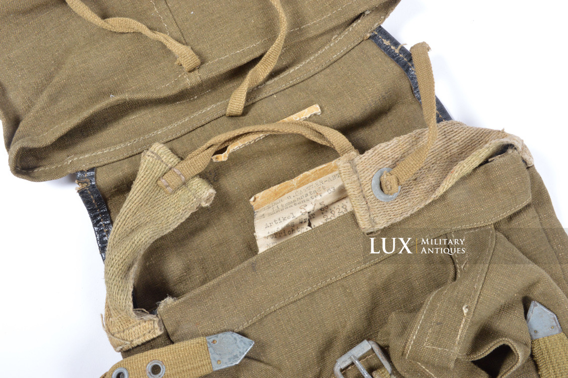 German late-war pioneer combat assault backpack, « Inventory label » - photo 19