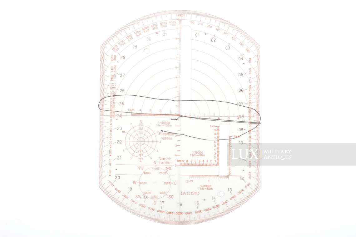 Accessoires allemands de mesure sur carte, « K.W.27 bvu » - photo 14