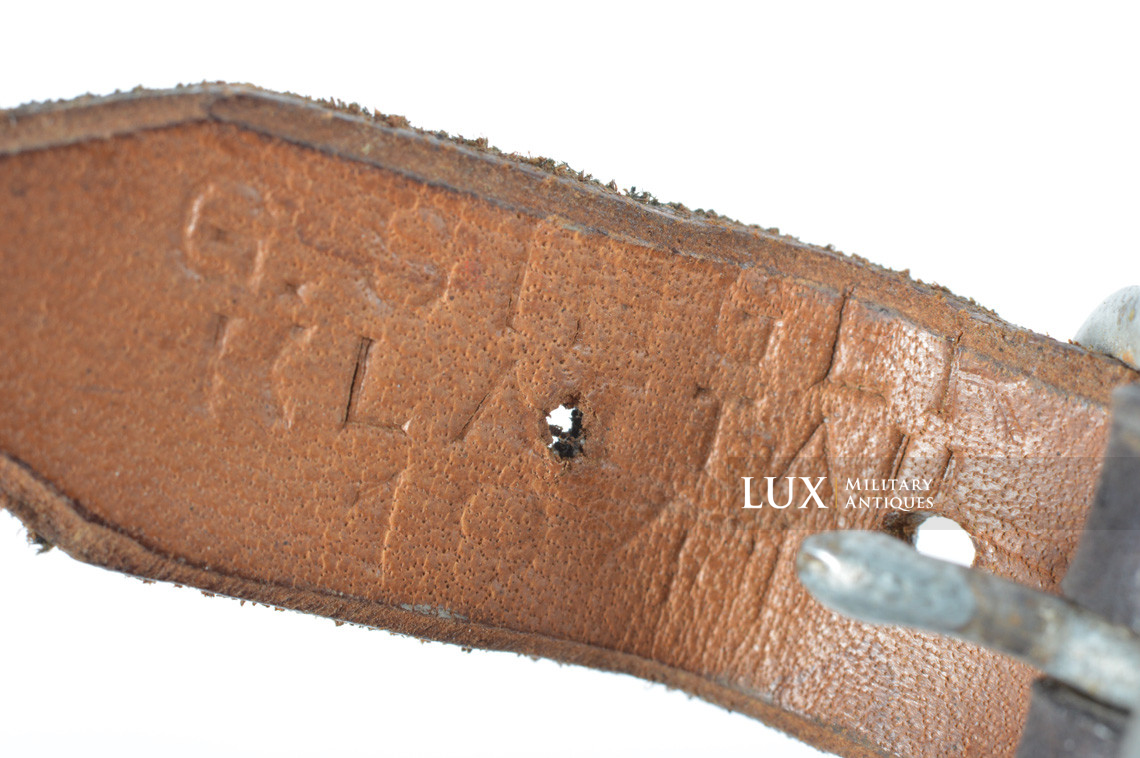 German helmet chinstrap, « G. SINGER KLATTAU 1941 » - photo 8