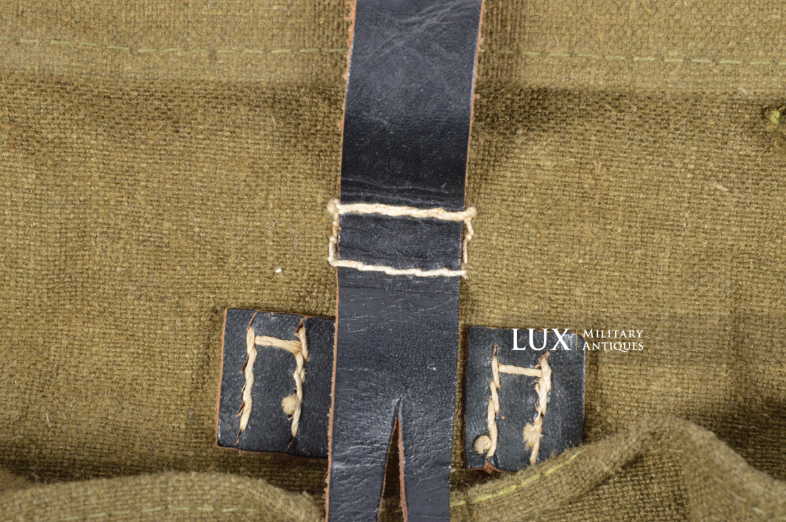 Rare sac en toile pour le paquetage d'assaut allemand fin de guerre, « RBNr » - photo 12