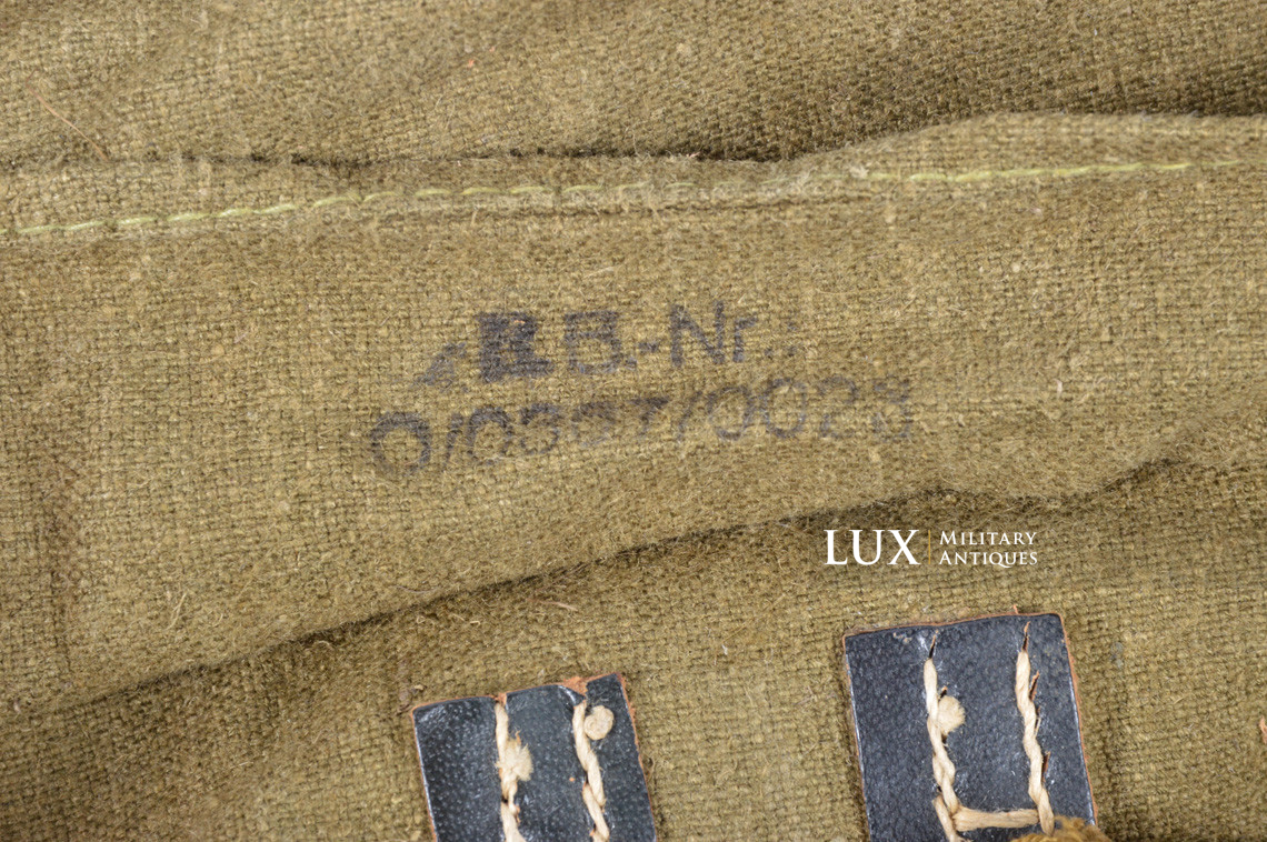 Rare sac en toile pour le paquetage d'assaut allemand fin de guerre, « RBNr » - photo 11