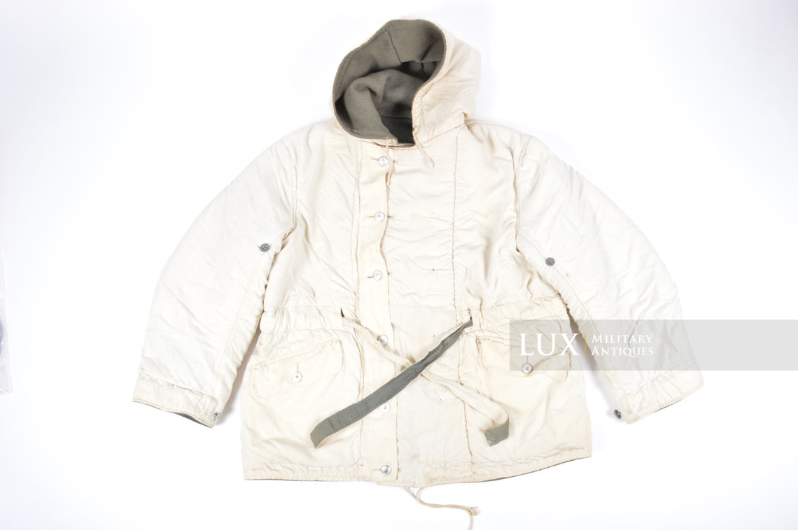 Early German Heer / Waffen-SS winter combat reversible to white parka - photo 28