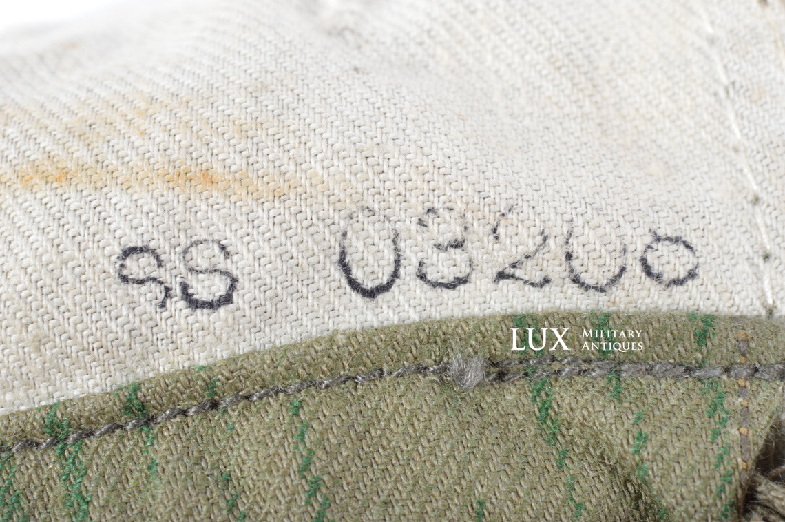 German army issued splinter camo helmet cover, « SS 03208 » - photo 31