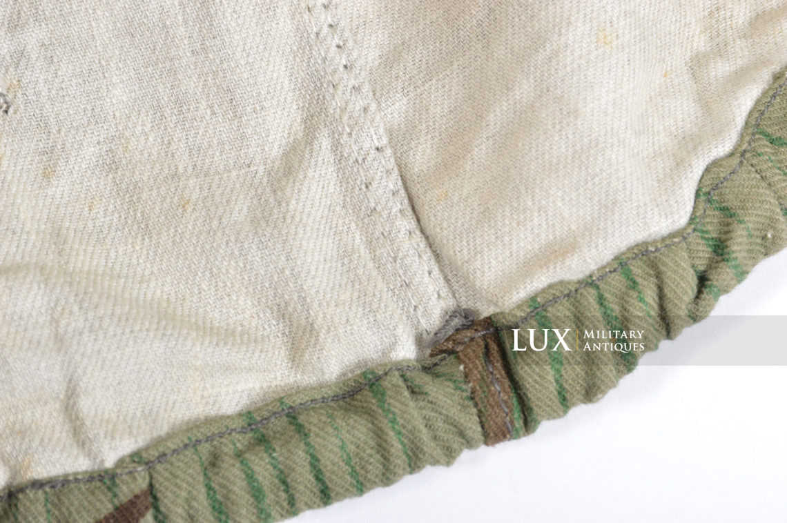 German army issued splinter camo helmet cover, « SS 03208 » - photo 32