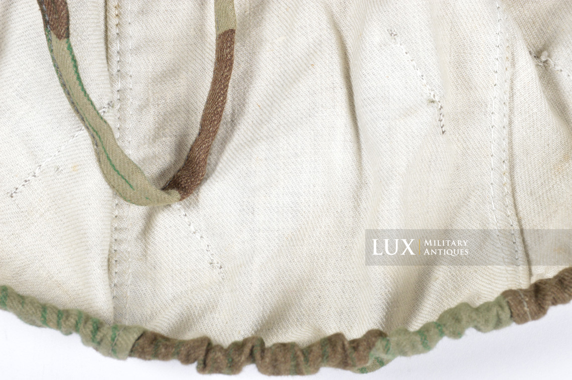 German army issued splinter camo helmet cover, « SS 03208 » - photo 34