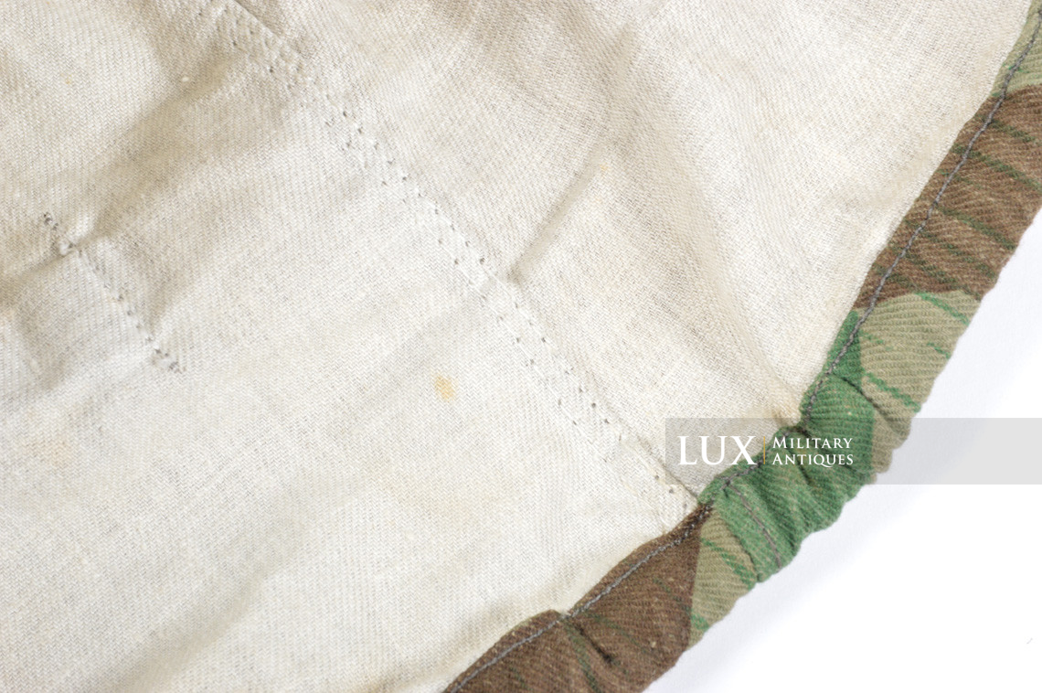 German army issued splinter camo helmet cover, « SS 03208 » - photo 35