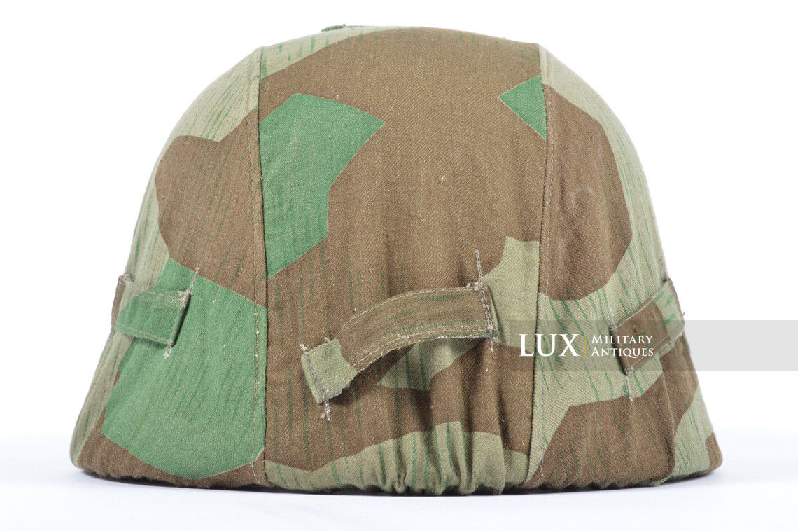 German army issued splinter camo helmet cover, « SS 03208 » - photo 12
