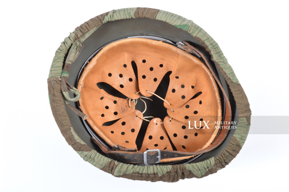 German army issued splinter camo helmet cover, « SS 03208 » - photo 24