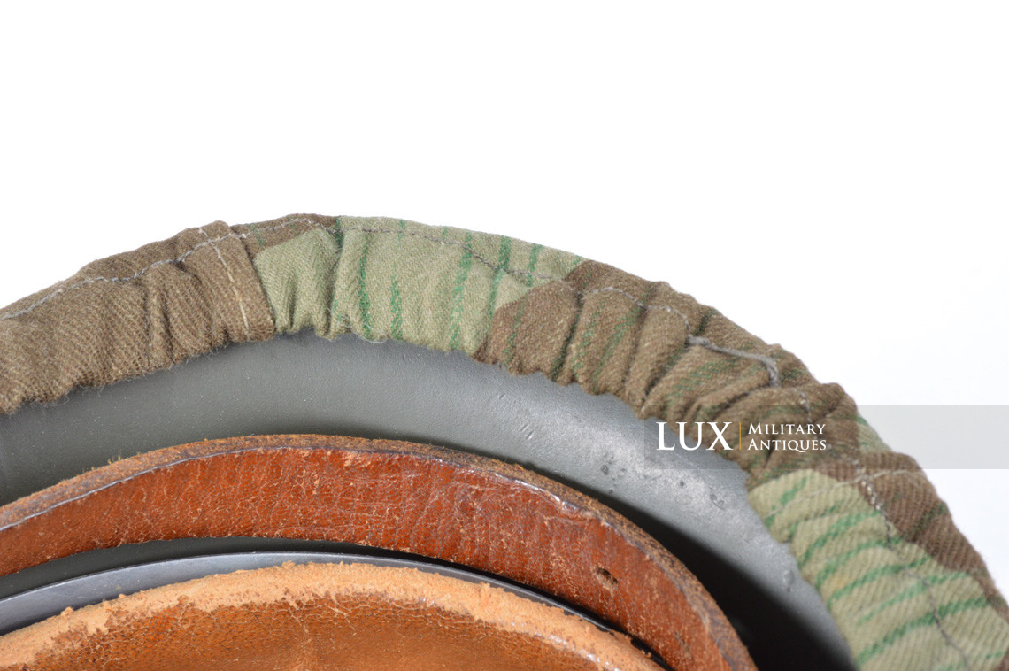 German army issued splinter camo helmet cover, « SS 03208 » - photo 26