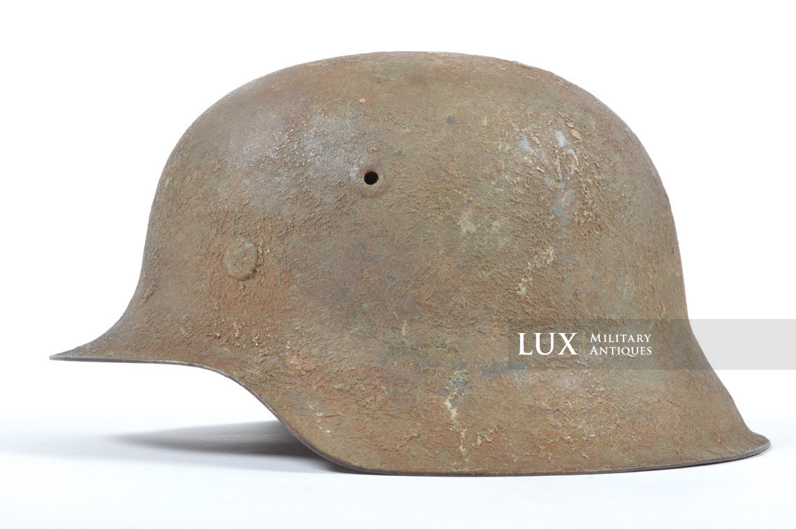 Casque allemand M42 Heer bétonné et camouflé deux tons - photo 4