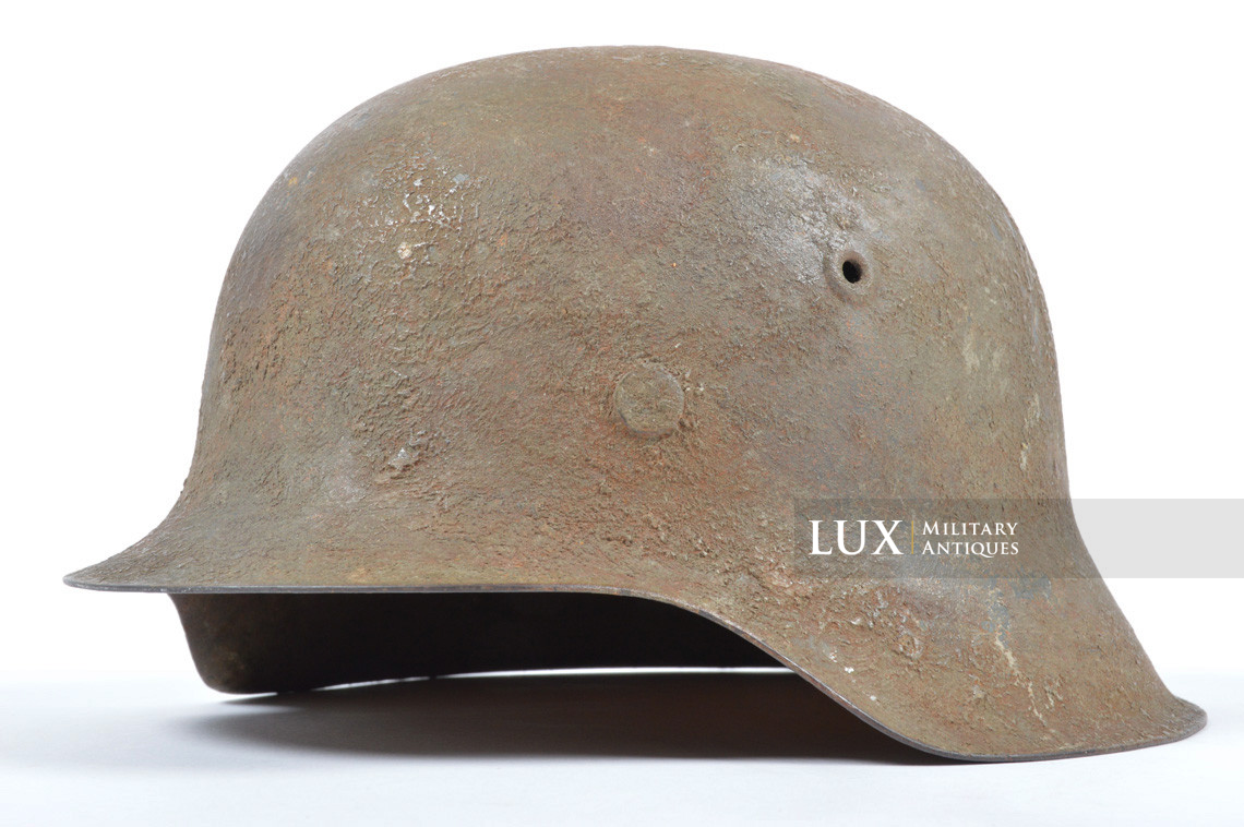 Casque allemand M42 Heer bétonné et camouflé deux tons - photo 7