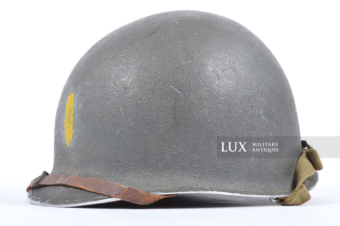 USM1 2nd lieutenant's fixed bale front seam combat helmet set, « U.S. NAVY » - photo 7