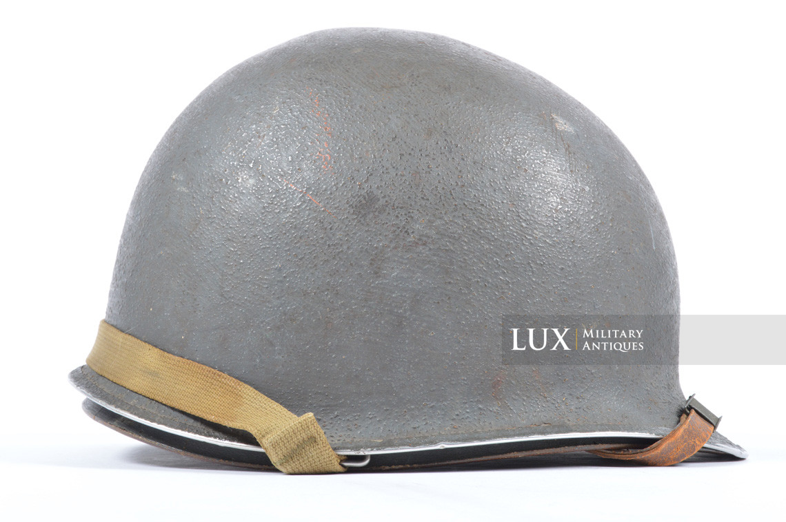 USM1 2nd lieutenant's fixed bale front seam combat helmet set, « U.S. NAVY » - photo 10