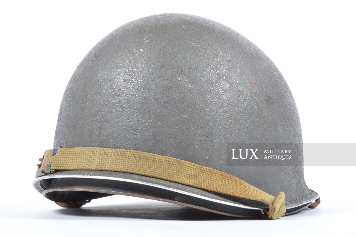 USM1 2nd lieutenant's fixed bale front seam combat helmet set, « U.S. NAVY » - photo 11