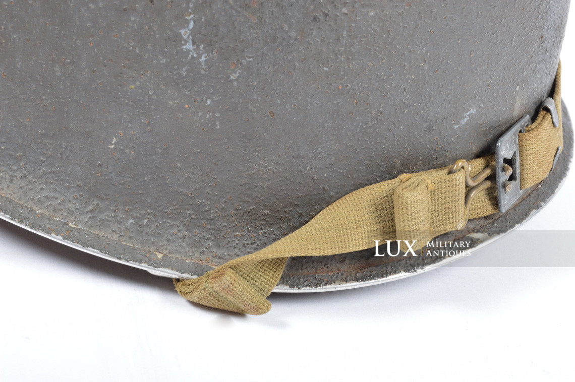 USM1 2nd lieutenant's fixed bale front seam combat helmet set, « U.S. NAVY » - photo 18