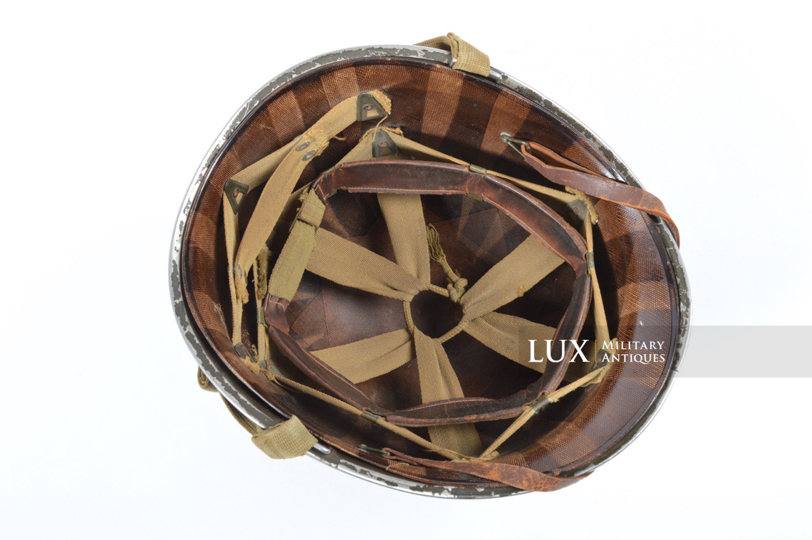 USM1 2nd lieutenant's fixed bale front seam combat helmet set, « U.S. NAVY » - photo 34