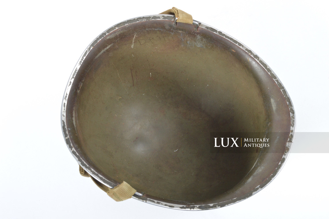 USM1 2nd lieutenant's fixed bale front seam combat helmet set, « U.S. NAVY » - photo 35