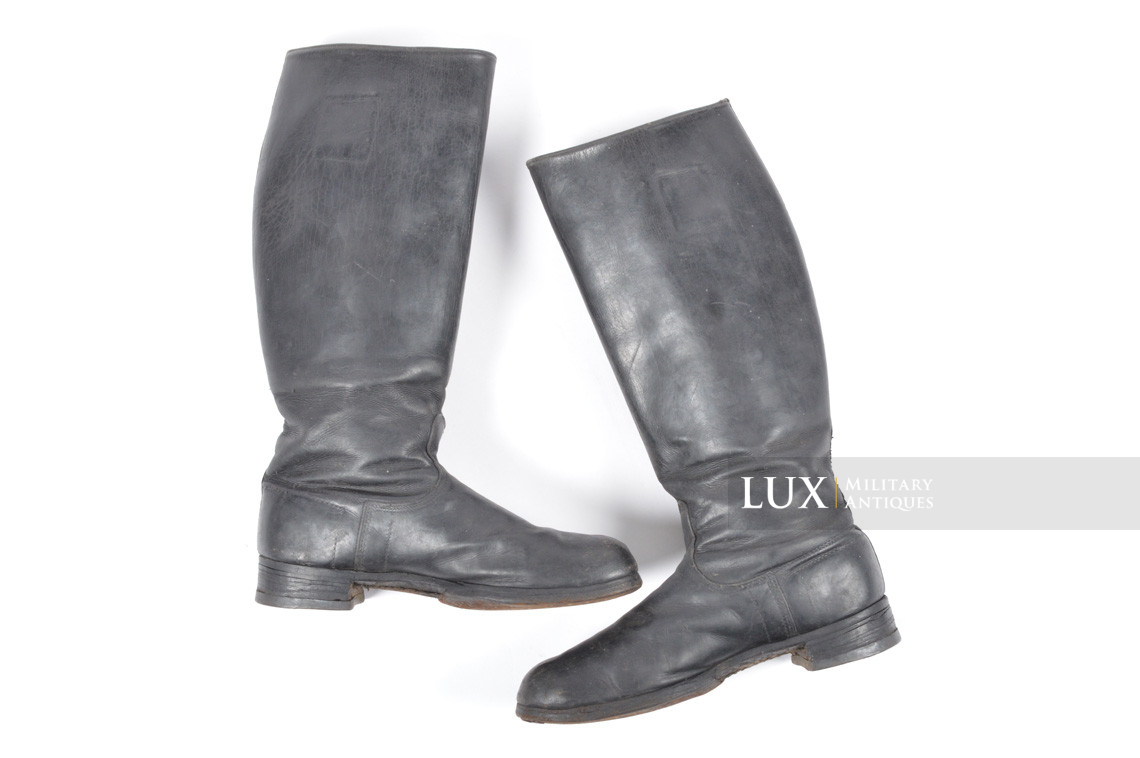 Early SS unit marked leather jack boots, « TOTENKOPF » - photo 7