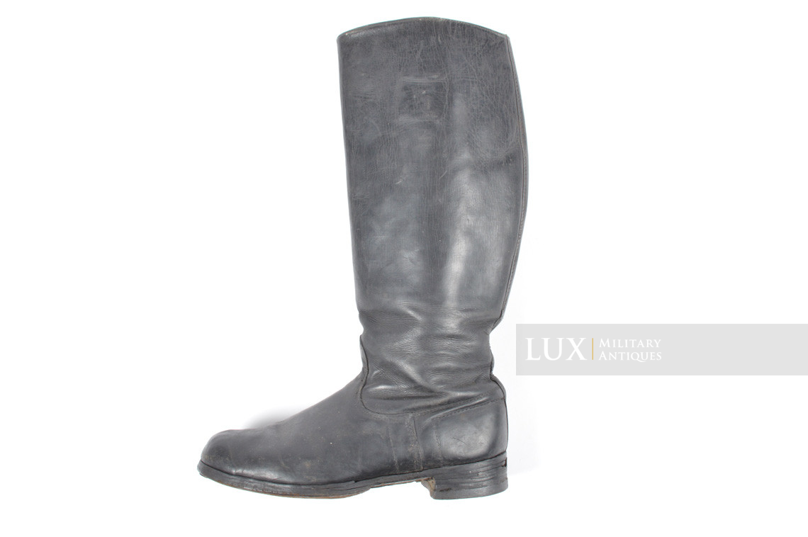 Early SS unit marked leather jack boots, « TOTENKOPF » - photo 8