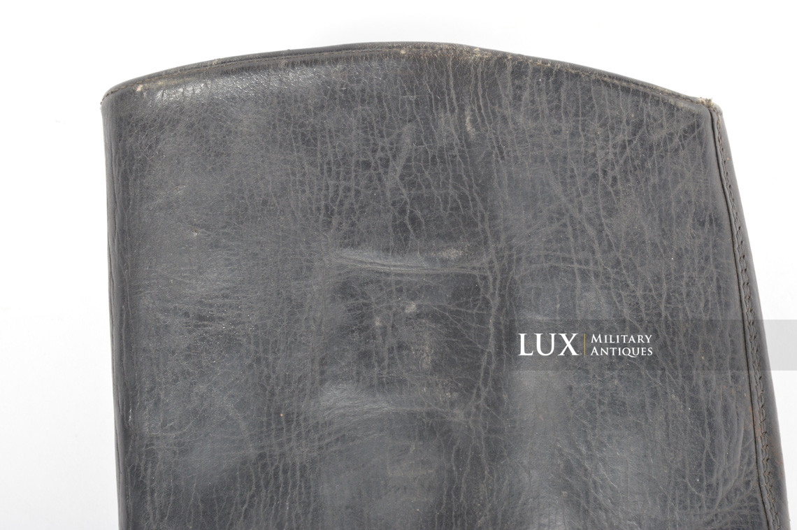 Early SS unit marked leather jack boots, « TOTENKOPF » - photo 9