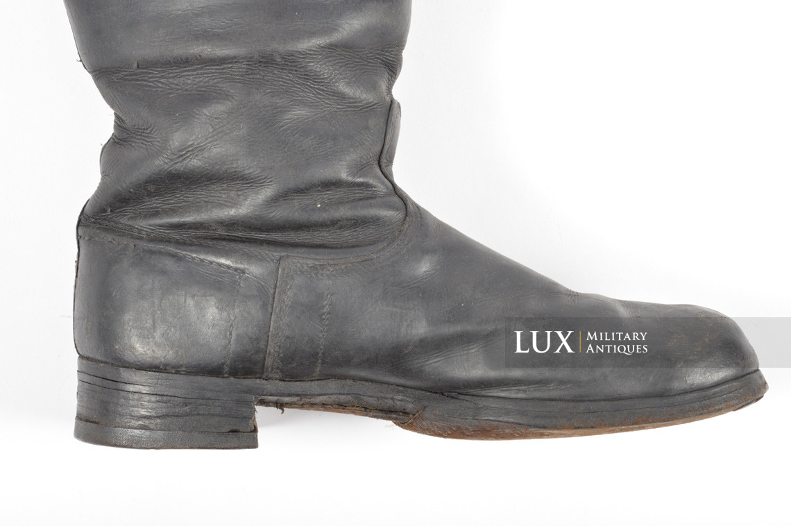 Early SS unit marked leather jack boots, « TOTENKOPF » - photo 13