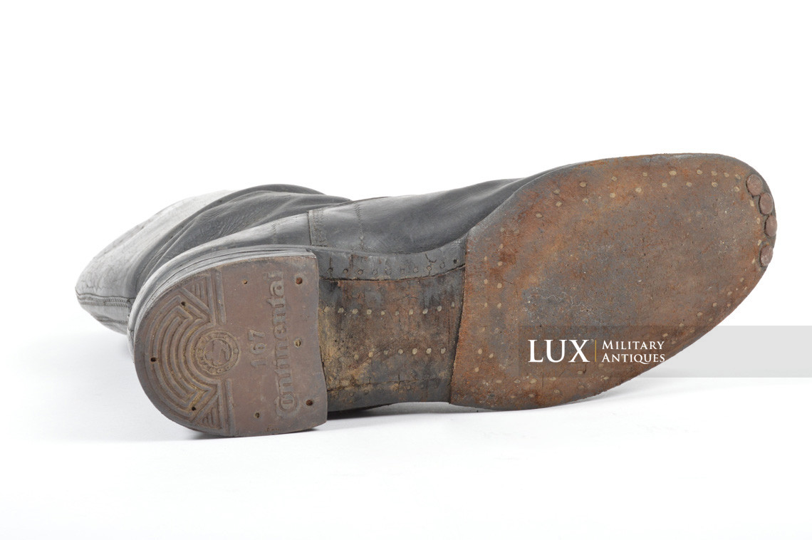 Early SS unit marked leather jack boots, « TOTENKOPF » - photo 14