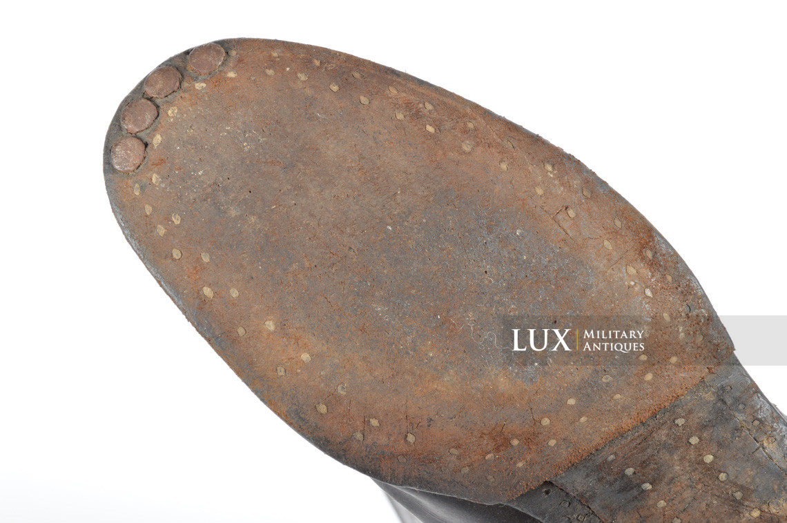 Early SS unit marked leather jack boots, « TOTENKOPF » - photo 15