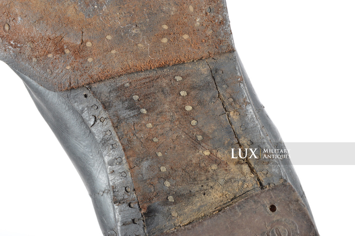 Early SS unit marked leather jack boots, « TOTENKOPF » - photo 16