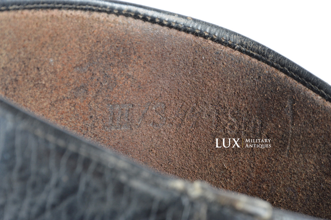 Early SS unit marked leather jack boots, « TOTENKOPF » - photo 19