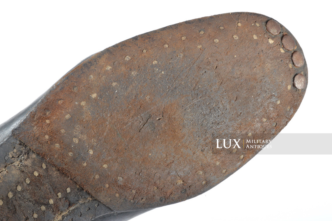 Early SS unit marked leather jack boots, « TOTENKOPF » - photo 32
