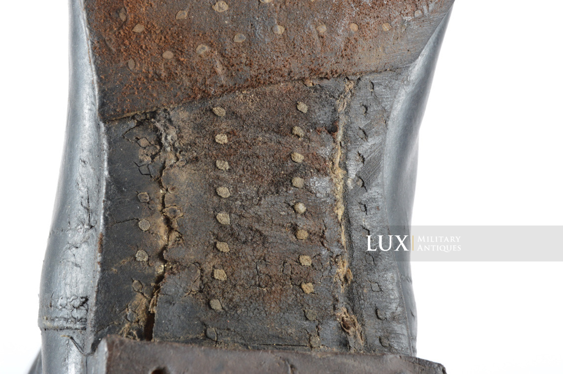 Early SS unit marked leather jack boots, « TOTENKOPF » - photo 33