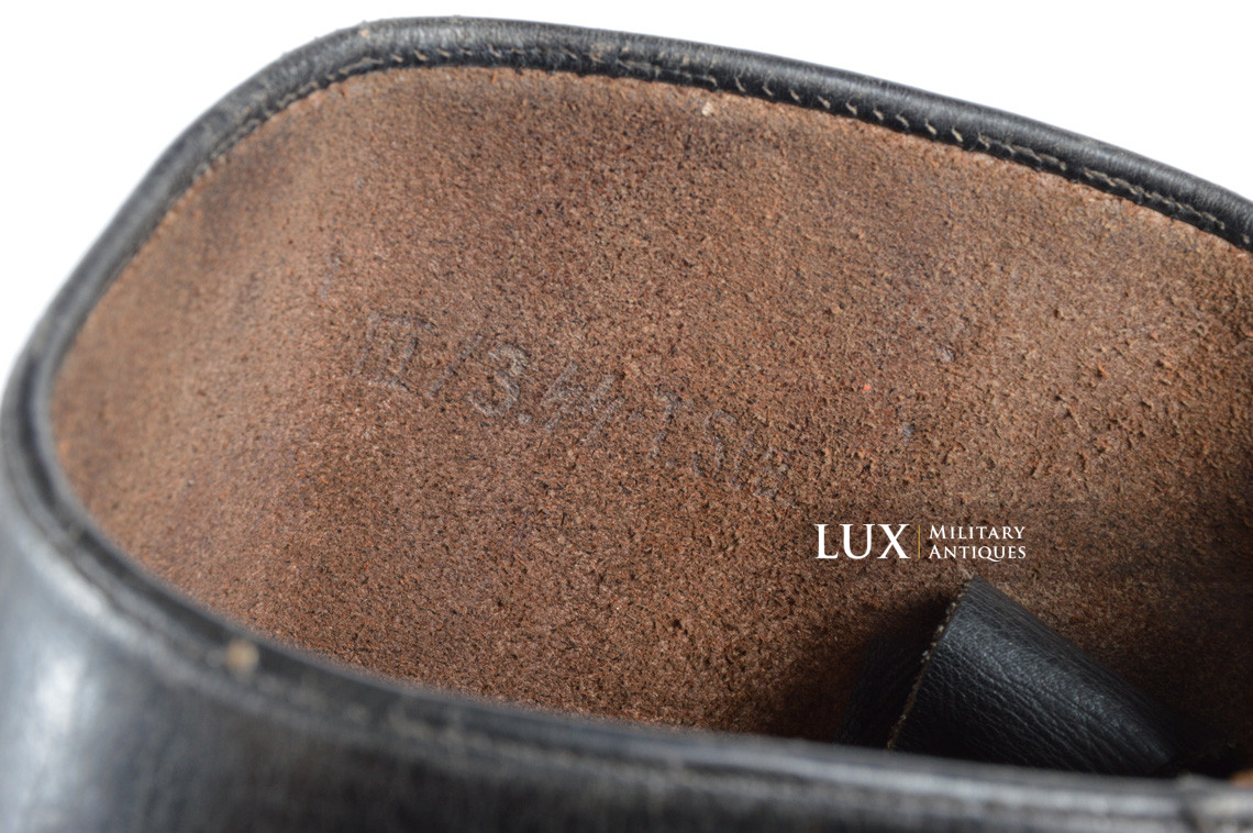 Early SS unit marked leather jack boots, « TOTENKOPF » - photo 37