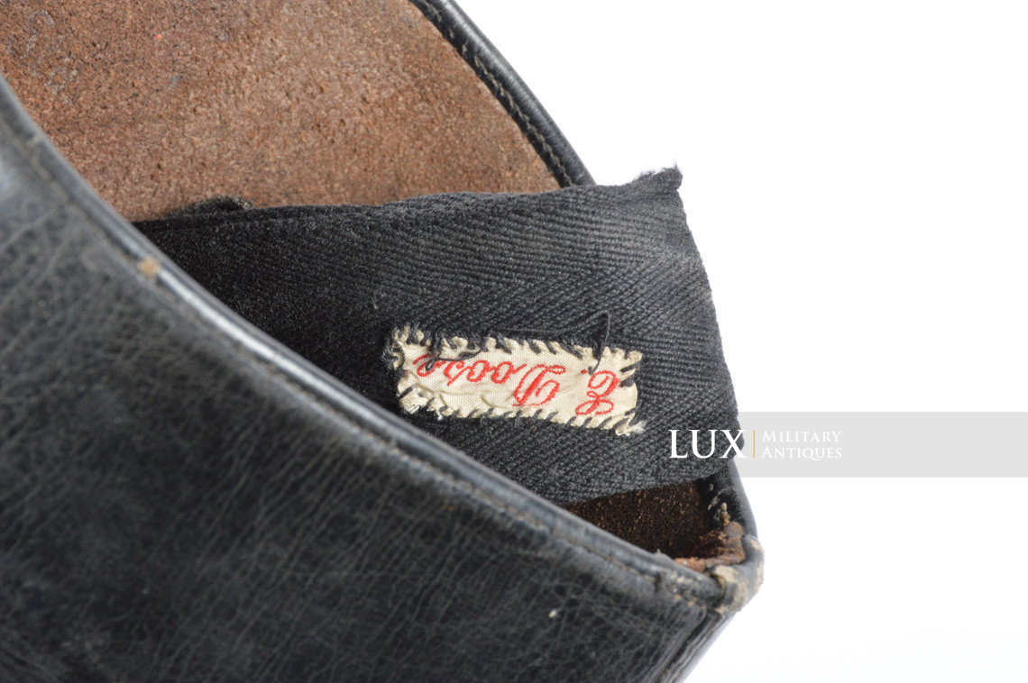 Early SS unit marked leather jack boots, « TOTENKOPF » - photo 43
