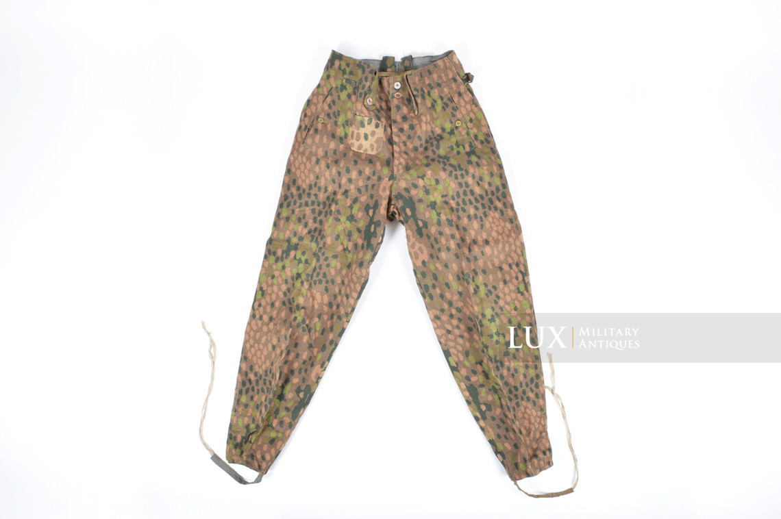 Unissued Waffen-SS M44 dot pattern camouflage combat trousers, « 847 » - photo 14