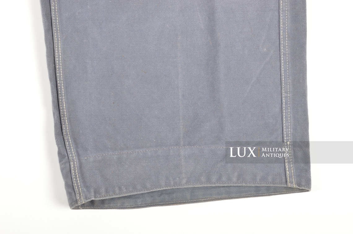 Rare pantalon tropical Luftwaffe bleu - Lux Military Antiques - photo 18