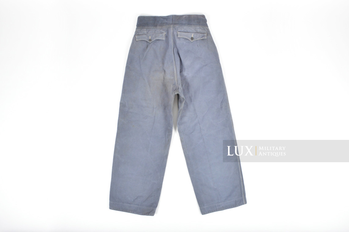 Rare pantalon tropical Luftwaffe bleu - Lux Military Antiques - photo 19