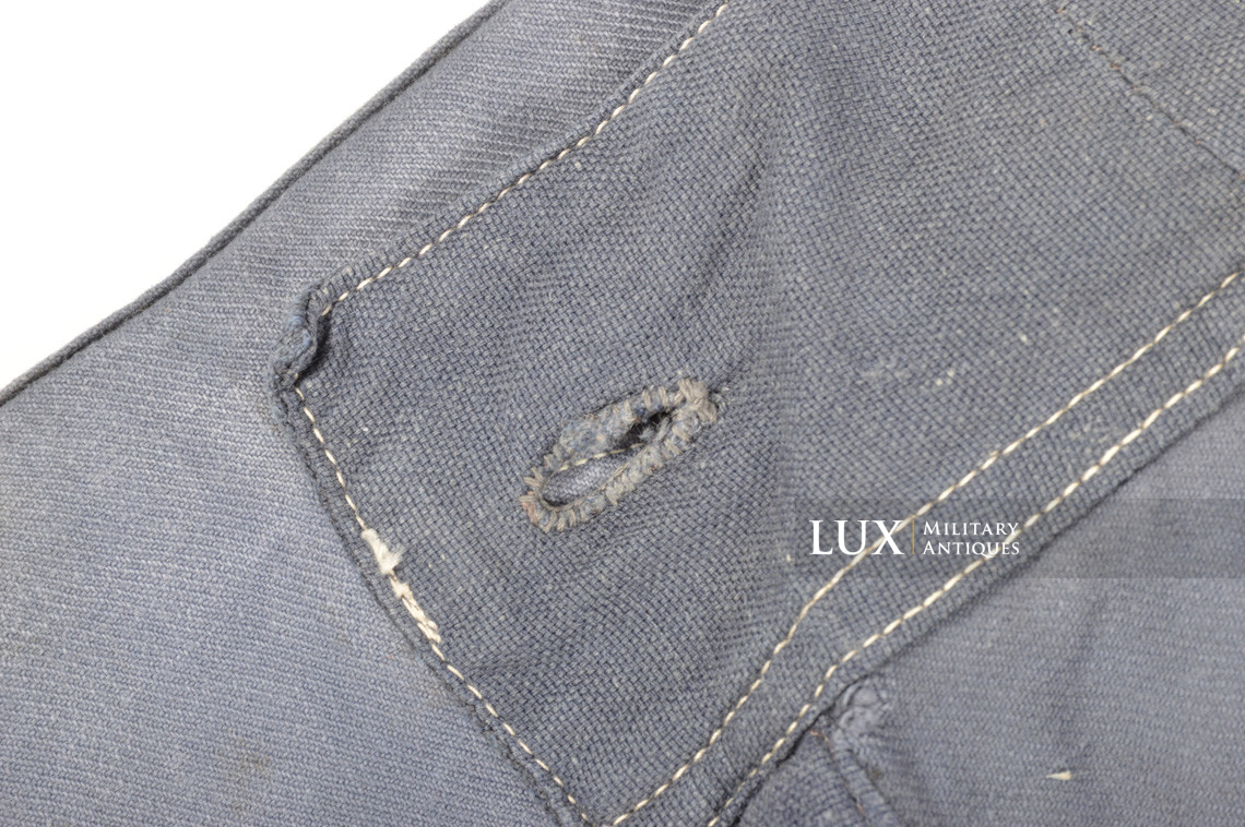 Rare pantalon tropical Luftwaffe bleu - Lux Military Antiques - photo 27