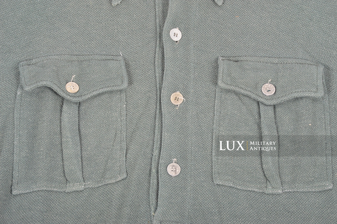 Unissued late-war Heer/Waffen-SS issue service shirt - photo 8