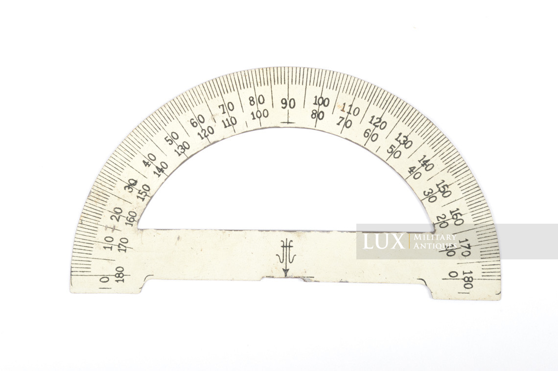 German map measuring protractor, « stamped steel » - photo 4