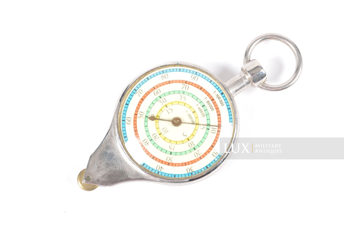 German soldiers map case distance measuring meter / gauge with pouch , « kurvenmesser » - photo 8
