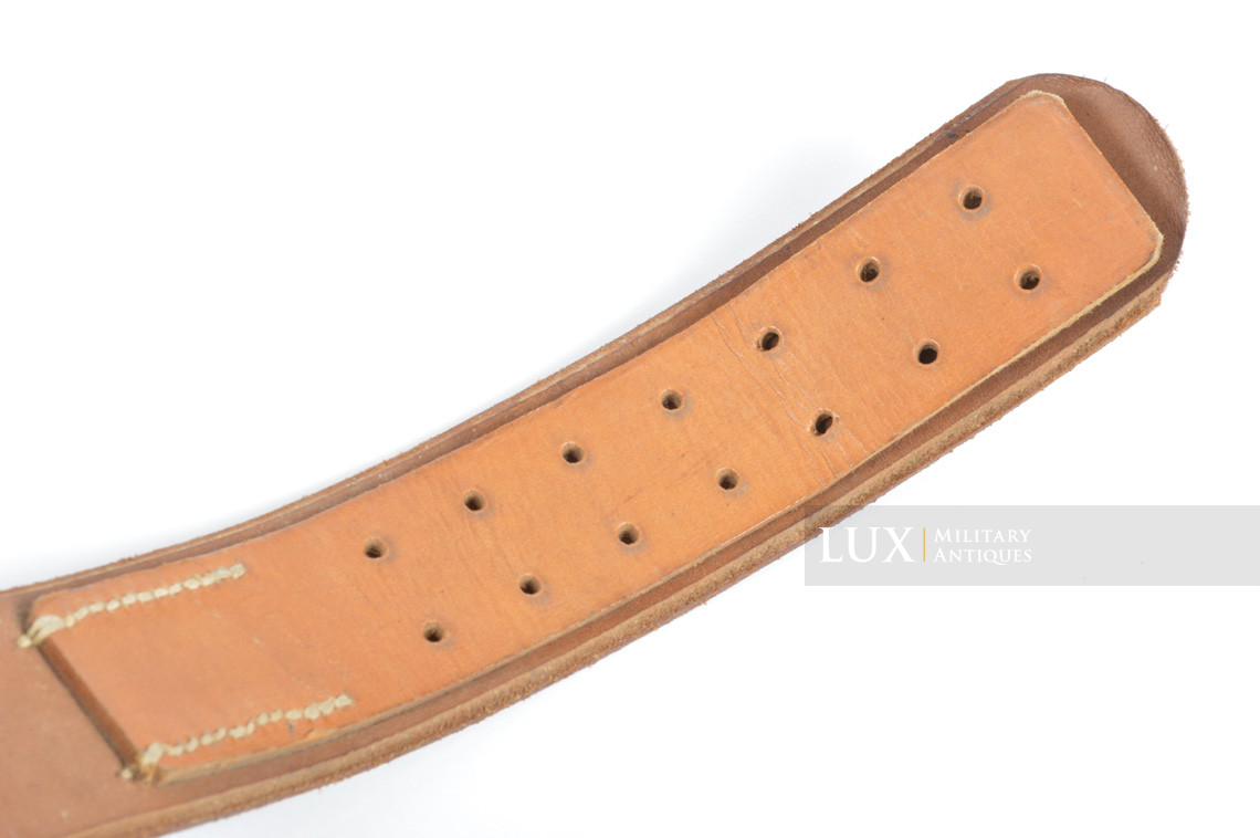 Unissued Luftwaffe combat leather belt, 1941 » - photo 14