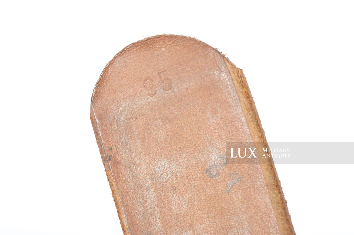 Unissued Luftwaffe combat leather belt, 1941 » - photo 15