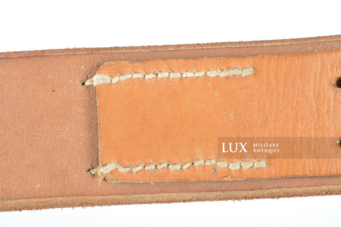 Unissued Luftwaffe combat leather belt, 1941 » - photo 16